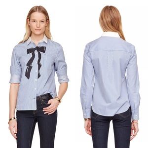 Kate Spade Broome Street Trompe L'oeil Bow Shirt